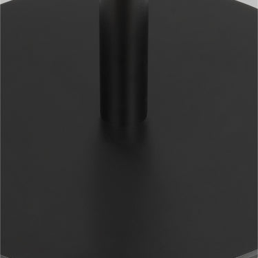Minimalist 61.6" black floor lamp with LED light for upscale outdoor environments