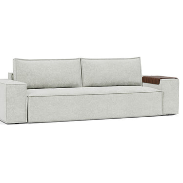 Innovation Living Adario sleeper sofa upholstered in 256 Fog fabric front view