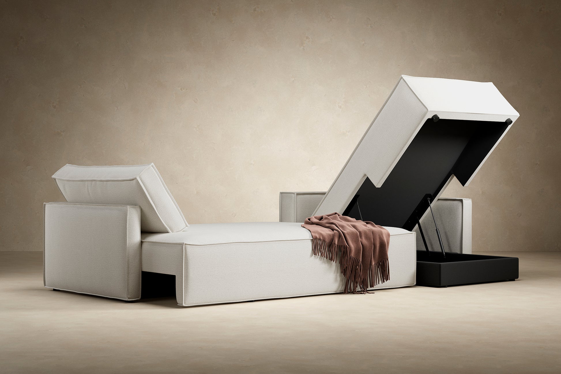 Innovation Living Newilla Sofa Bed With Lounger With Slim Arms