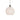 Besa Newton mini pendant with handcrafted milky white glass shade and warm LED lighting