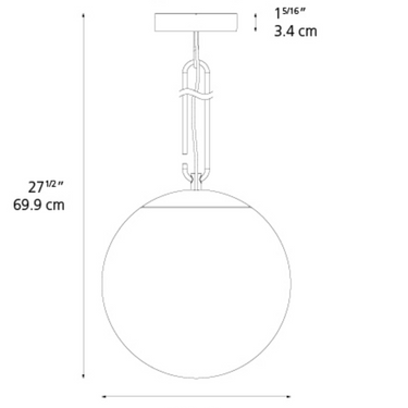 Contemporary LED-ready ceiling fixture by Artemide for living rooms, dining areas, and hospitality lighting projects