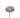 Dome Nickel Ground Steel Low Fireplace by LE FEU