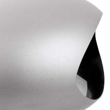 Dome Nickel Ground Steel Low Fireplace by LE FEU