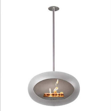 Dome Nickel Sky Fireplace by LE FEU