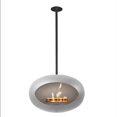 Dome Nickel Sky Fireplace by LE FEU