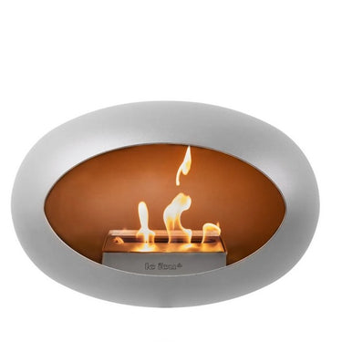 Dome Nickel Sky Fireplace by LE FEU