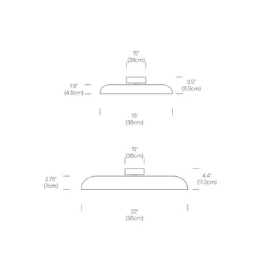 Nivel Flush Mount LED Wall & Ceiling Light – Modern Circular Fixture by Pablo Designs - image 3