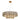 Noctiflorous "Glamour Heights" 2-Tiered Chandelier: 32-inch, 10-Light, Brass with Crystal