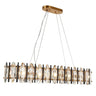 Noctiflorous Modern Linear LED Suspension Lamp - 5 Lights, 41"