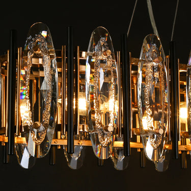 Elegant HA0511801  Noctiflorous 5-Light LED Pendant Light - 41", Rectangular  