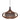 Chrome and gold hand-blown glass pendant light for boutique hotel interiors