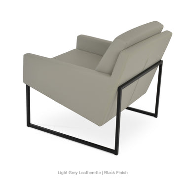 Nova Metal Armchair Leather by SohoConcept - New
