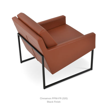 Nova Metal Armchair Leather by SohoConcept - New