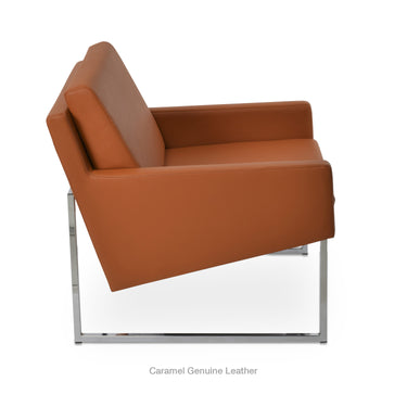 Nova Metal Armchair Leather by SohoConcept - New