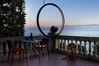 O 90 Outdoor Ring Pendant by Artemide – Commercial Grade Italian Suspension for Outdoor Architecture