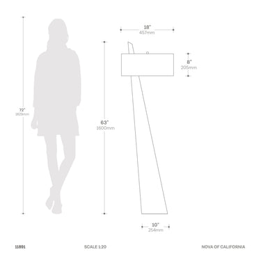 Nova Obelisk Floor Lamp, photo 6
