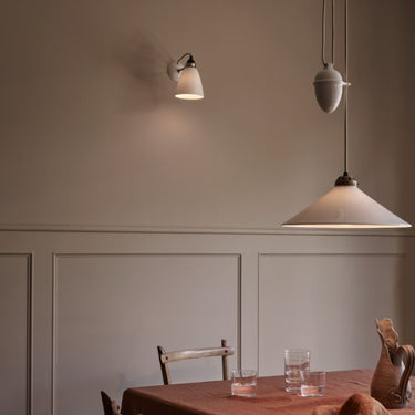 Original BTC Cobb Large Rise and Fall Pendant, lifestyle photo