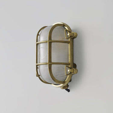 Original BTC Oval Brass Bulkhead with Internal Fixing Points – detail 1