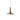Kin pendant in satin gold glaze in a modern dining room