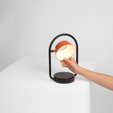 Seed Design Olo Ring Portable Table Lamp Orange
