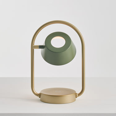 Seed Design Olo Ring Portable Table Lamp Olive Green
