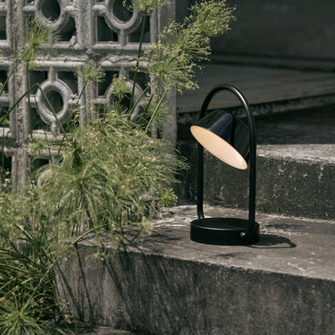 Seed Design Olo Ring Portable Table Lamp Black