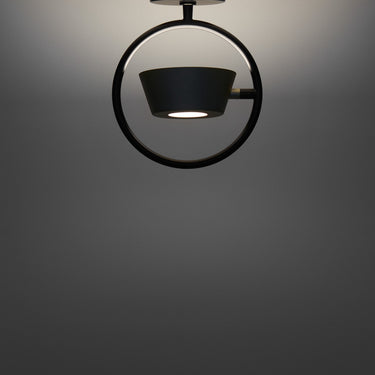 Seed Design Olo Ring Wall/Ceiling Lamp Black