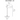 Dimension drawing of the Mini Spider table lamp by Oluce