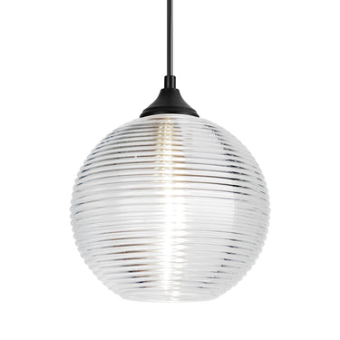 Kristall 8 outdoor cord pendant: Clear | Besa Lighting