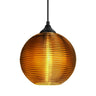 Kristall 8 outdoor cord pendant: Amber | Besa Lighting