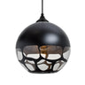 Rocky outdoor cord pendant: Black | Besa Lighting