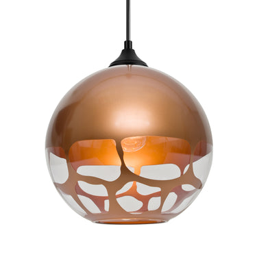 Rocky outdoor cord pendant: Copper | Besa Lighting