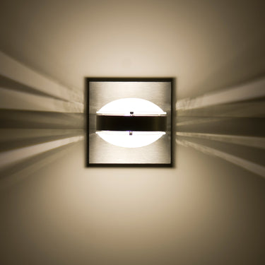 Optos wall sconce: Frost / Frost | Besa Lighting