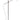 House of Troy Orwell LED Counterbalance Floor Lamps in Black with Satin Nickel Accents