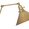 House of Troy Otis Double Arm Antique Brass Wall Sconce