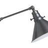 House of Troy Otis Industrial Wall Swings-Direct Wire Only