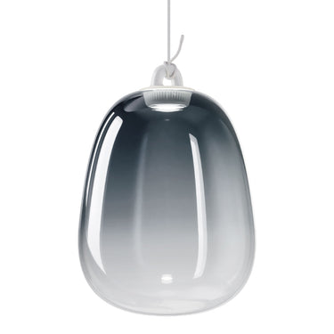 Lodes Oblò decorative pendant lamp with floating buoy-style glass shade and integrated LED module