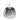 Oblò pendant light by Lodes with Pyrex glass diffuser and nautical-inspired hook design in white and rainbow finish