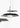 Iride small pendant light by Oluce with opaline glass drop, close view