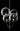 Lyndon pendant light by Oluce in chromium-plated finish, closeup studio shot