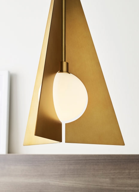 Orbel Pyramid Grande Pendant Light | Visual Comfort Modern