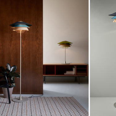 Overlay F floor lamp by Tim Brauns