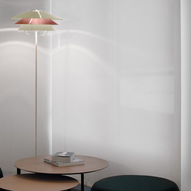 Overlay F floor lamp by Tim Brauns