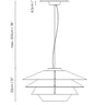 Measurements for the Overlay S65 (line drawing)
