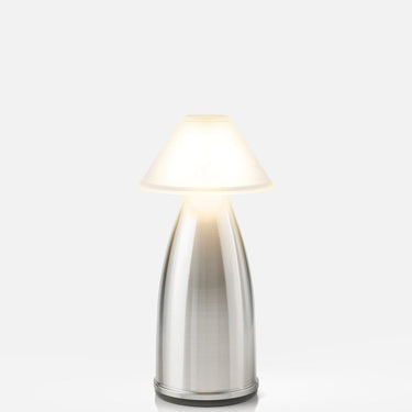 Owl 3 rechargeable lamp by NEOZ – Stainless Steel