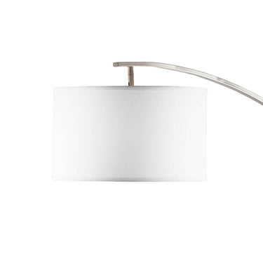 Nova of California Plimpton 72 Arc Floor Lamp Espresso Wood Brushed Nickel