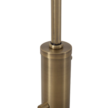 Nova of California Palm Springs Arc Floor Lamp 83 Weathered Brass Blue Tonal Shades