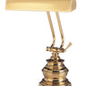 House of Troy Desk/Piano Lamp 10" in Polished Brass