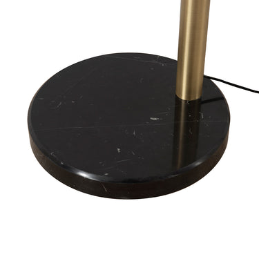 Nova of California Palm Springs Arc Floor Lamp 83 Weathered Brass Blue Tonal Shades