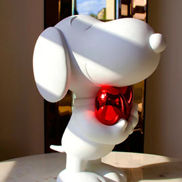 Snoopy Heart by Leblon Delienne, White & Red colorway, 27 cm – image 4